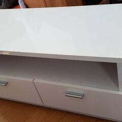 お値下げ！白のテレビ台、譲ります