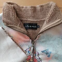 レディース　ボアブルゾンの画像