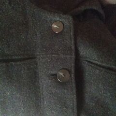 <美品>☆<お値下げ>💞お洒落💞毛100%ロングコート🧡Mの画像