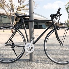 【お譲り先決定】ピストバイク700Cフラットバー