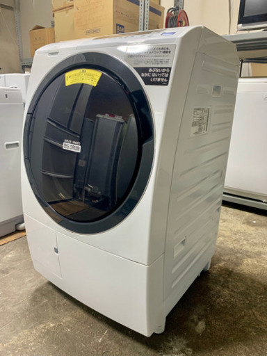 札幌市内配送無料 3ヶ月保証 2018年製 日立 ドラム式洗濯乾燥機 10kg ビッグドラム BD-SG100CL