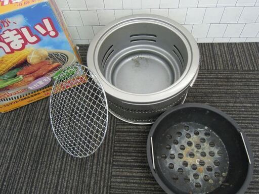 炭焼きグルメ 水こんろ M-280 炭火焼き テーブルグリル