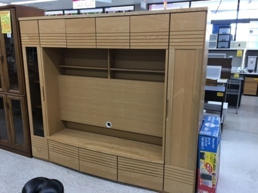 大川家具　テレビボード　ハイタイプ