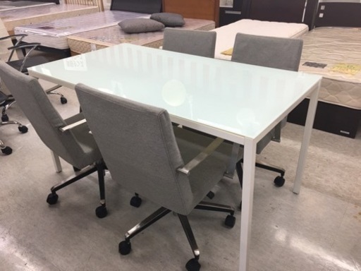 4人掛けダイニングセット　ミーティングテーブルセット