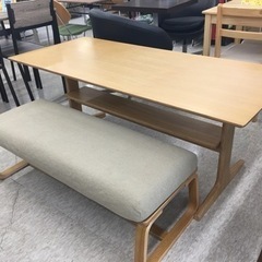 無印良品 テーブル ベンチセット