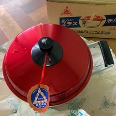 新品未使用！両手鍋兼蒸し器（24センチ）