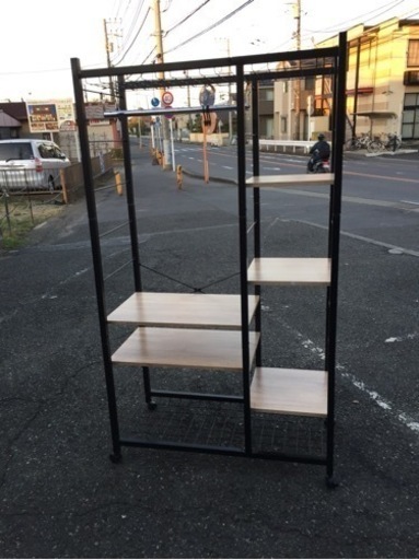 ★美品 綺麗です★お洒落な ハンガーラック ワードローブ