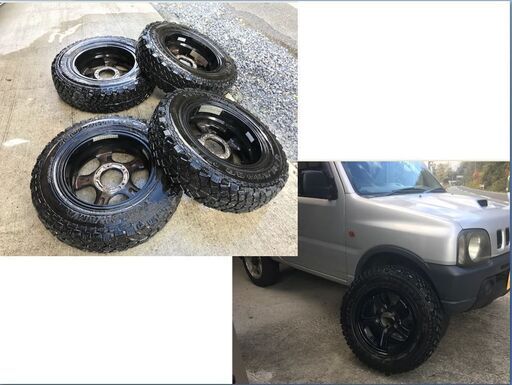 ジムニー　アルミホイール　＆　185/85R16　GEOLANDER M/T +　4本セット