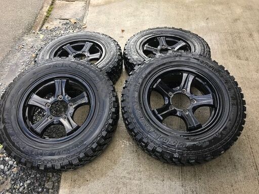ジムニー　アルミホイール　＆　185/85R16　GEOLANDER M/T +　4本セット