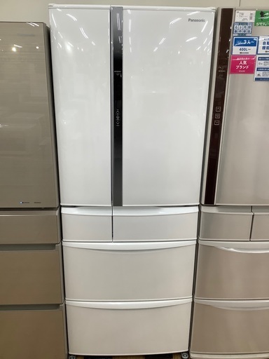 Panasonic（パナソニック）の６ドア冷蔵庫2019年製（NR－FVF455－W）です。【トレファク東大阪店】
