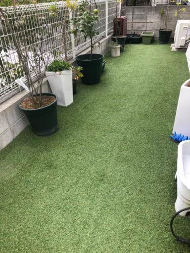 取引可能11/28 アイリスオオヤマ　人工芝　防虫・防湿　2M×10M