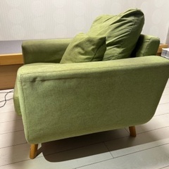 無料　ニトリ　ソファ　クッション付の画像