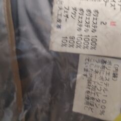 メンズコート　裏地ダウン　トレンチコート　Ｍサイズ　濃いベージュグレーの画像