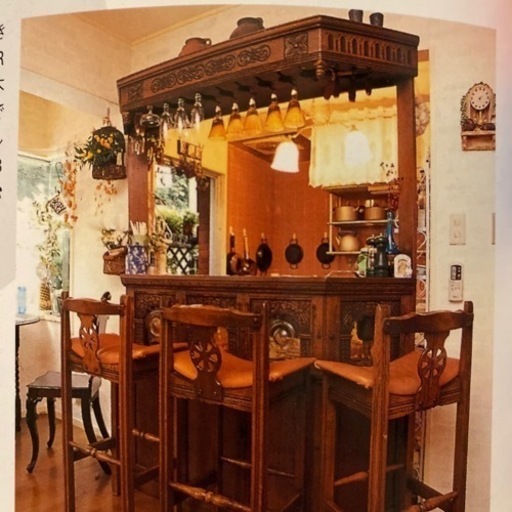 アンティーク　カウンター