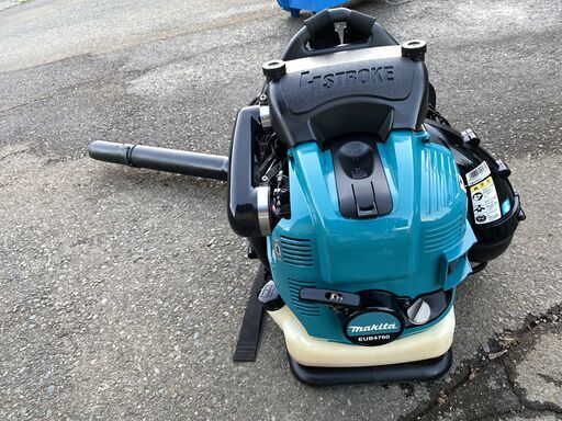 整備済 現物確認歓迎 初期不良対応OK 4サイクル マキタ 75.6cc 背負い エンジンブロワ EUB4760 取説も見れる 風量 14.1m3/分
