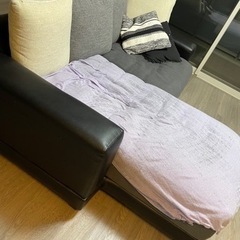 布張りカウチソファ(ニトリ)6,000円の画像