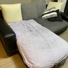 布張りカウチソファ(ニトリ)6,000円の画像