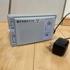 旧防災無線　ラジオ、照明使えます