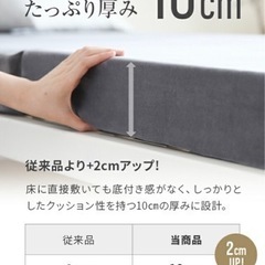 【掲載終了間近】3つ折りマットレスの画像