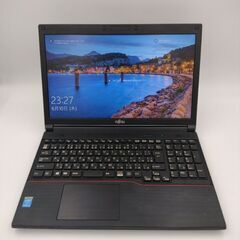 富士通　第４世代Core i3搭載 メモリ4G　HDD500G　DVD読み書き Wifi対応　大画面　15.6インチ　HDMI出力　Windows10搭載　代引き可能