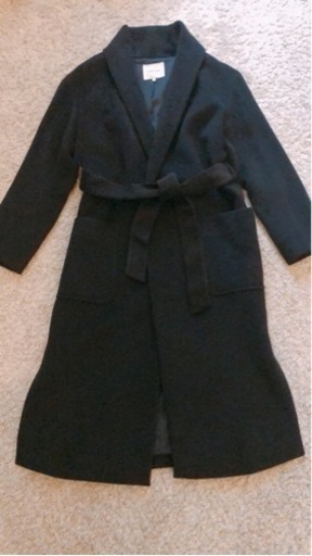 新品タグ付‼️ SHAREPARK シェアパーク 艶ウール ロングコート