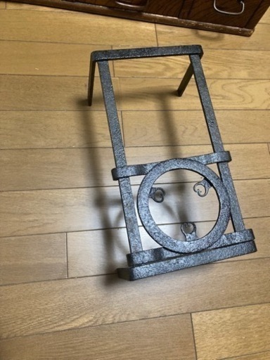 《譲渡完了》長火鉢用　吉原五徳　四角五徳