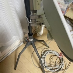 BS.CSアンテナ　ケーブル、馬付きの画像