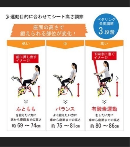 フィットネスバイク　コンフォートバイクII / AFB4309GX お値下げ不可。