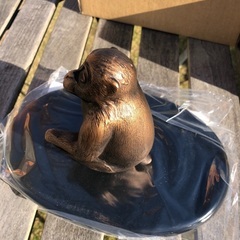 干支の置物。申年　猿の画像