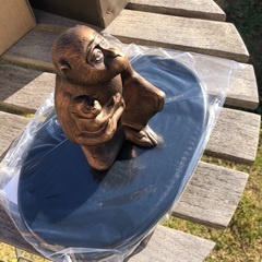 干支の置物。申年　猿の画像