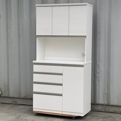 格安で！ニトリ キッチンボード◇ダンパー付引出し 幅100cm◇上位