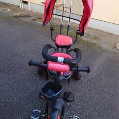 折りたたみ式　かじ取り三輪車