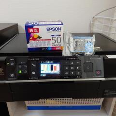 お取引中。EPSON プリンタ 純正インク50＆本体EP-802A