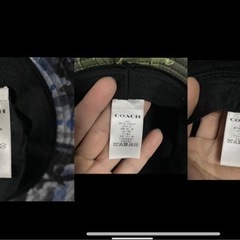 美品　COACH ハット帽3点セットの画像