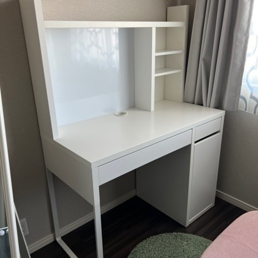 IKEAイケア/ミッケ　デスク　ホワイト　勉強机