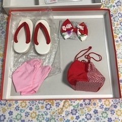 七五三　３歳　女の子　着物セットの画像