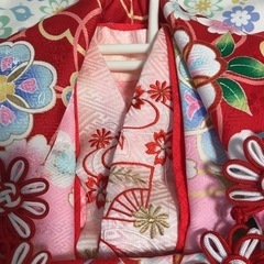 七五三　３歳　女の子　着物セットの画像