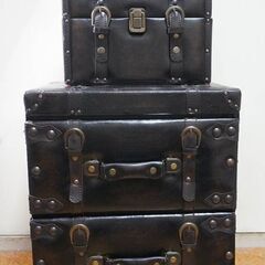 お問合せ中☆トランク風チェスト1000円☆