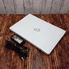 高速起動】FUJITSU ノートPC AH42/B3 新品 SSD 240GB Celeron 3865U