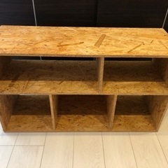 自作　DIY 棚　OSB合板　端材　あげますの画像