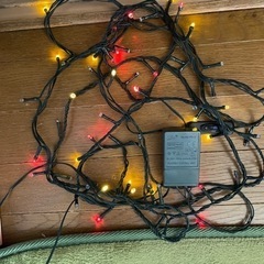 無料‼️あげます‼️難ありですがLEDライト　クリスマスツリーに❣️