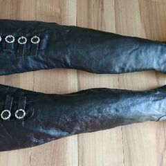 イタリア製、羊革ロングブーツ、サイズ39、長さ75cm、 の画像
