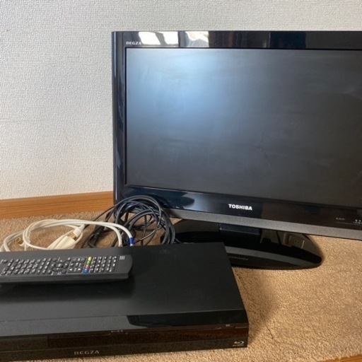 東芝　TOSHIBA REGZA テレビ　ブルーレイ　Blu-ray セット