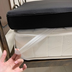 低反発マット　ダブルサイズ　ニトリの画像