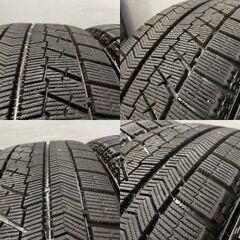 【BS BLIZZAK VRX 195/55R16】スタッドレス【トヨタ 140系 カローラフィールダー 純正ホイール 16インチ 6J4HPCD100】バリ溝　(MTK164)クレジットカード QRコード決済可能の画像