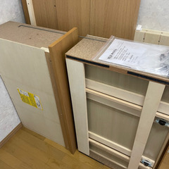 無印良品　収納ベッド・ダブル・オーク材の画像