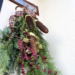 Last Minutes Christmas Workshop2021　クリスマススワッグ作りの画像