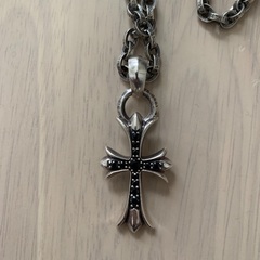 正規クロムハーツ石入りトップとペーパーの画像