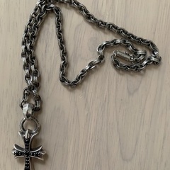 正規クロムハーツ石入りトップとペーパー