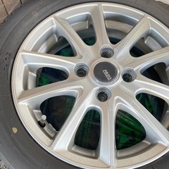 4本セット ブリヂストン ICEPARTNER2 155/65R14 スタッドレスタイヤ 4穴ホイール付き